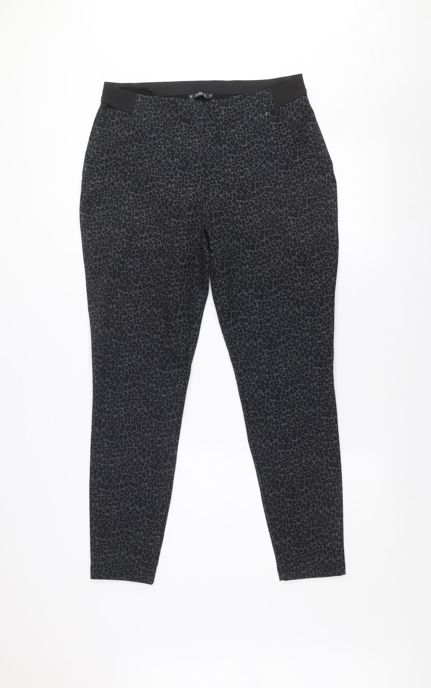 Womens UK Size M Dunnes Slim Fit Leggings Black Trousers