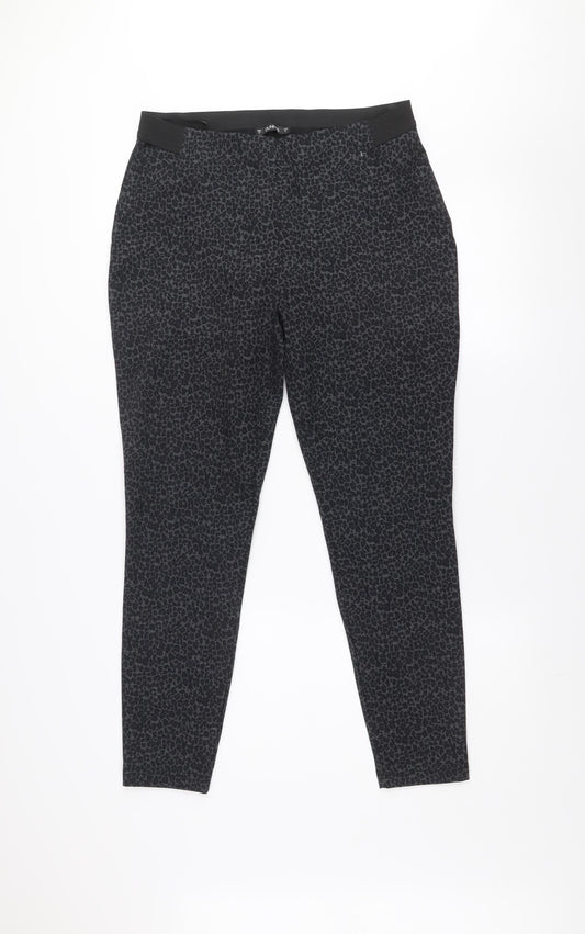 Womens UK Size M Dunnes Slim Fit Leggings Black Trousers