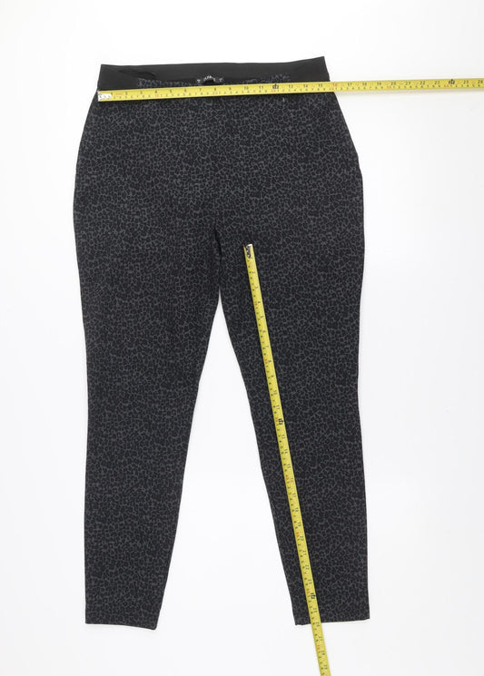 Womens UK Size M Dunnes Slim Fit Leggings Black Trousers
