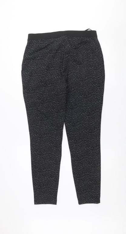 Womens UK Size M Dunnes Slim Fit Leggings Black Trousers