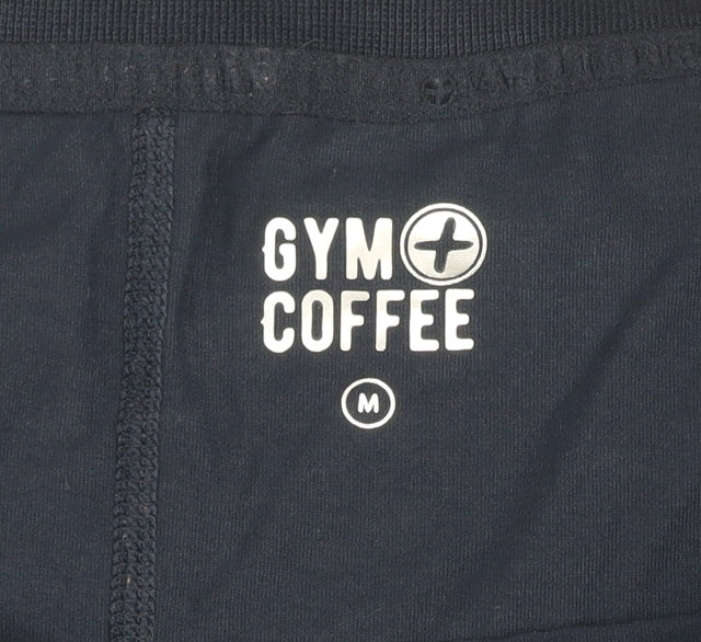 Mens UK Size M Gym+Coffee Blue Gym & TrainingRunning & JoggingWalking T-Shirt
