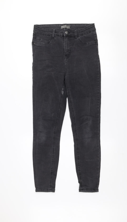 Primark Women Black Size 12 Skinny Jeans Cotton Blend Denim