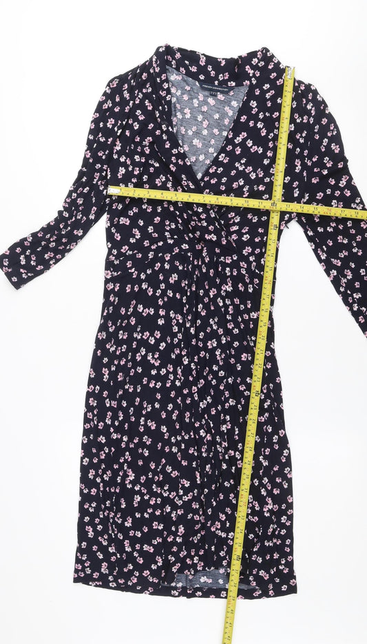 Womens UK Size 12 French Connection Wrap Dress