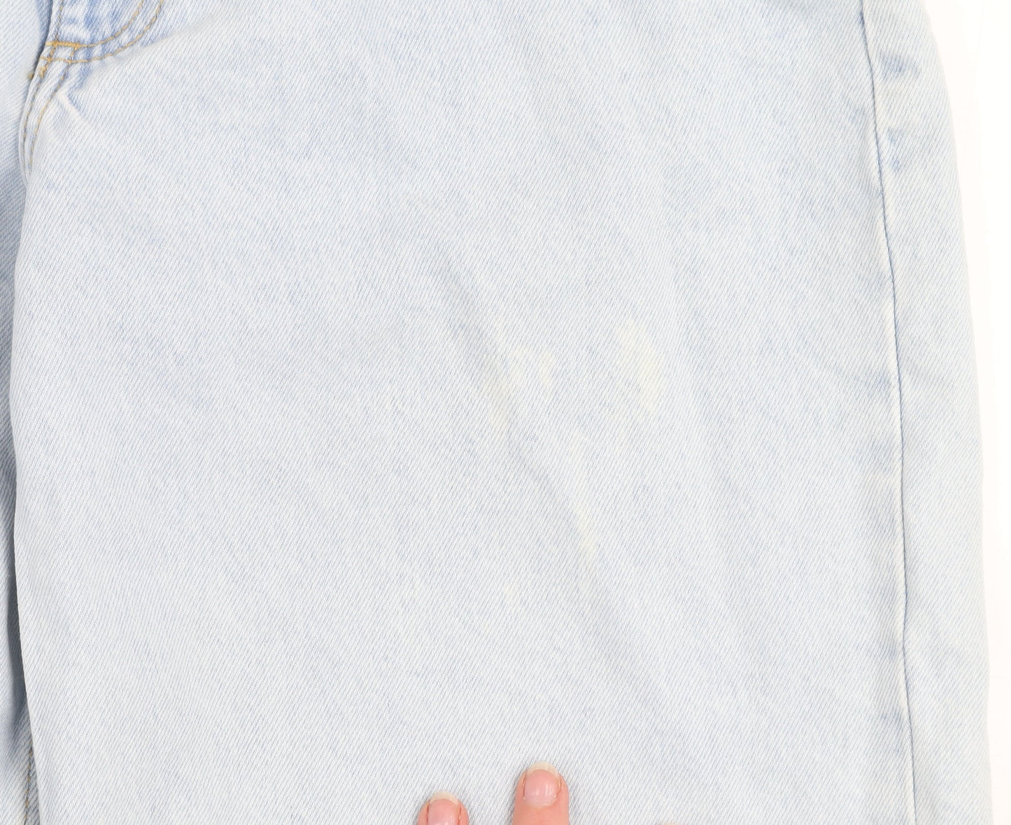 Primark Women’s Blue High Rise Mom Jeans Size 6 Relaxed Fit