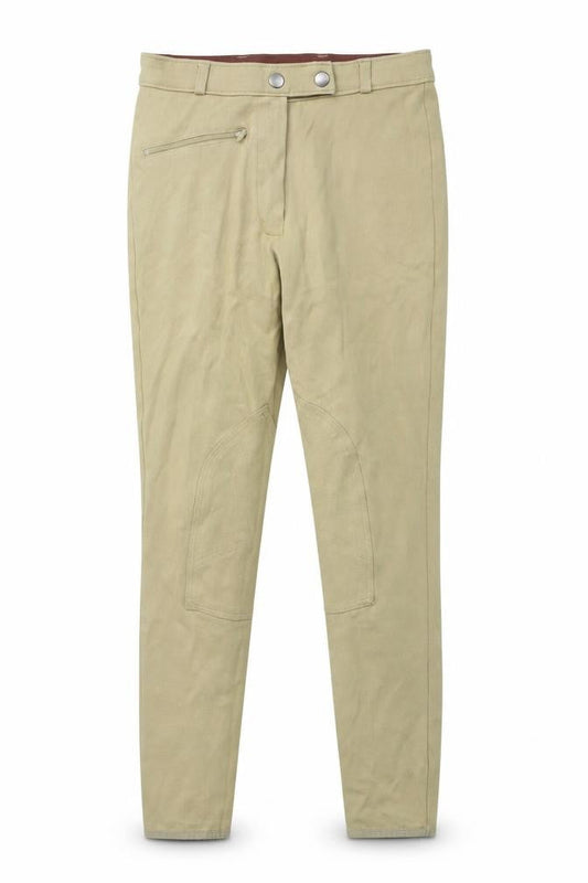 Womens UK Size 8 Crane Slim Fit Jodhpurs Beige Trousers