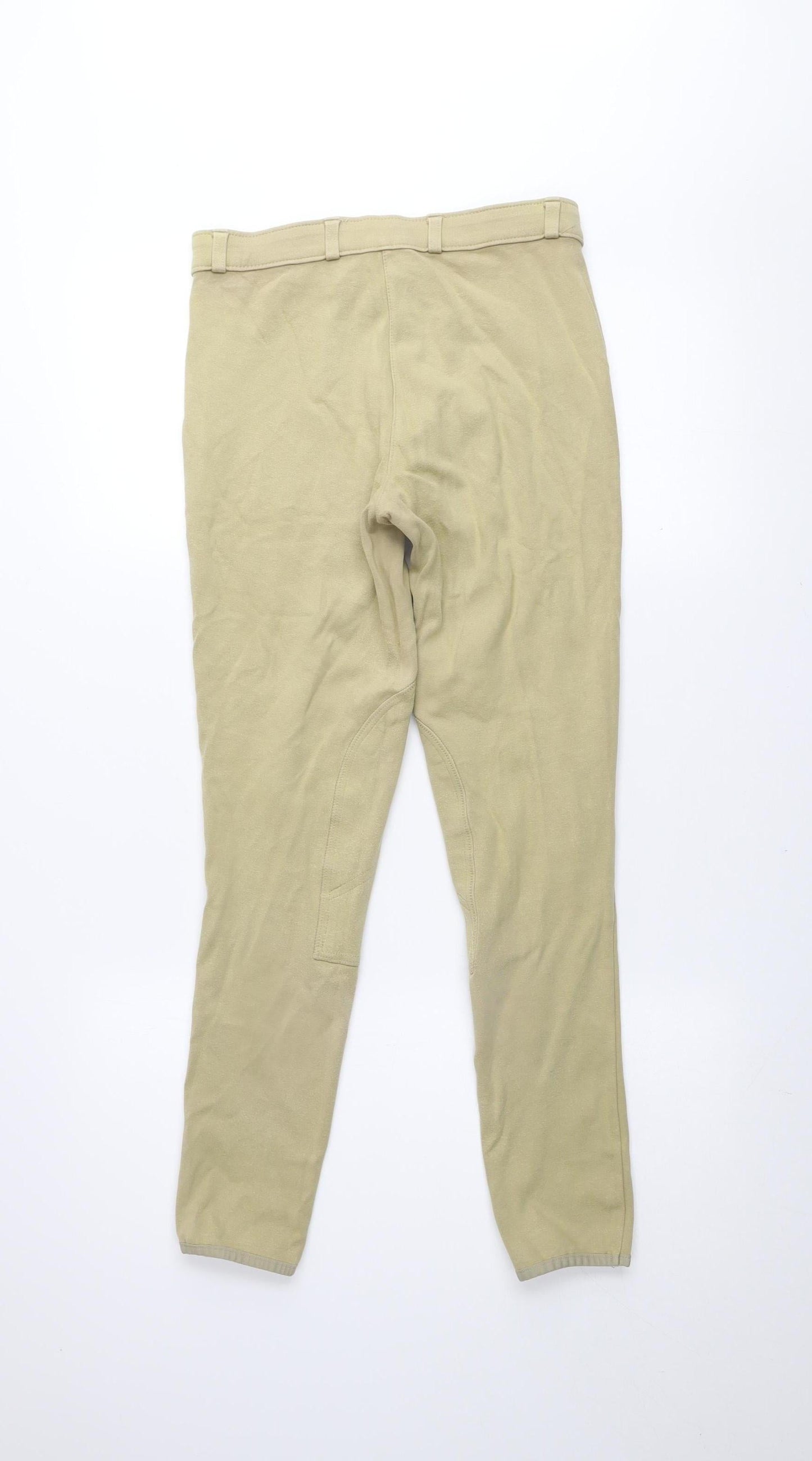 Crane Women's Beige Jodhpurs Trousers Size 8 Slim Fit Stretch Cotton