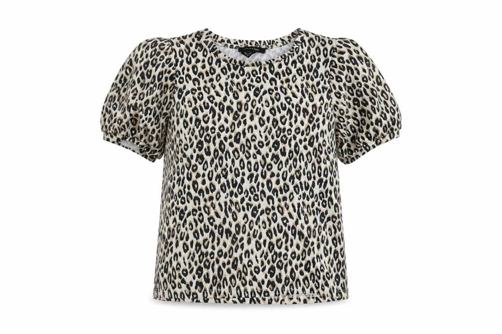 Womens UK Size 14 New Look Beige Basic T-Shirt