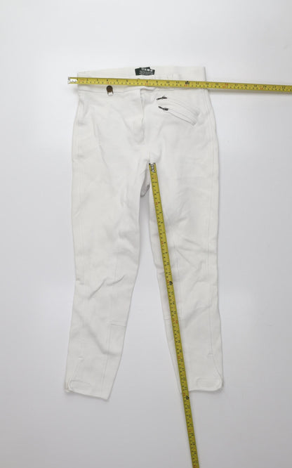 Womens UK Size 28 in Tally Ho Regular Fit Jodhpurs White Trousers