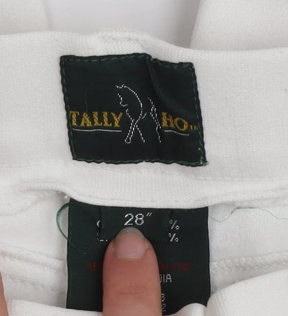 Womens UK Size 28 in Tally Ho Regular Fit Jodhpurs White Trousers