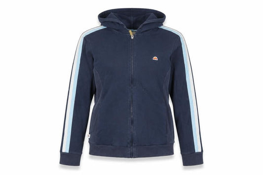 Womens UK Size L ellesse Blue Full Zip Jumper