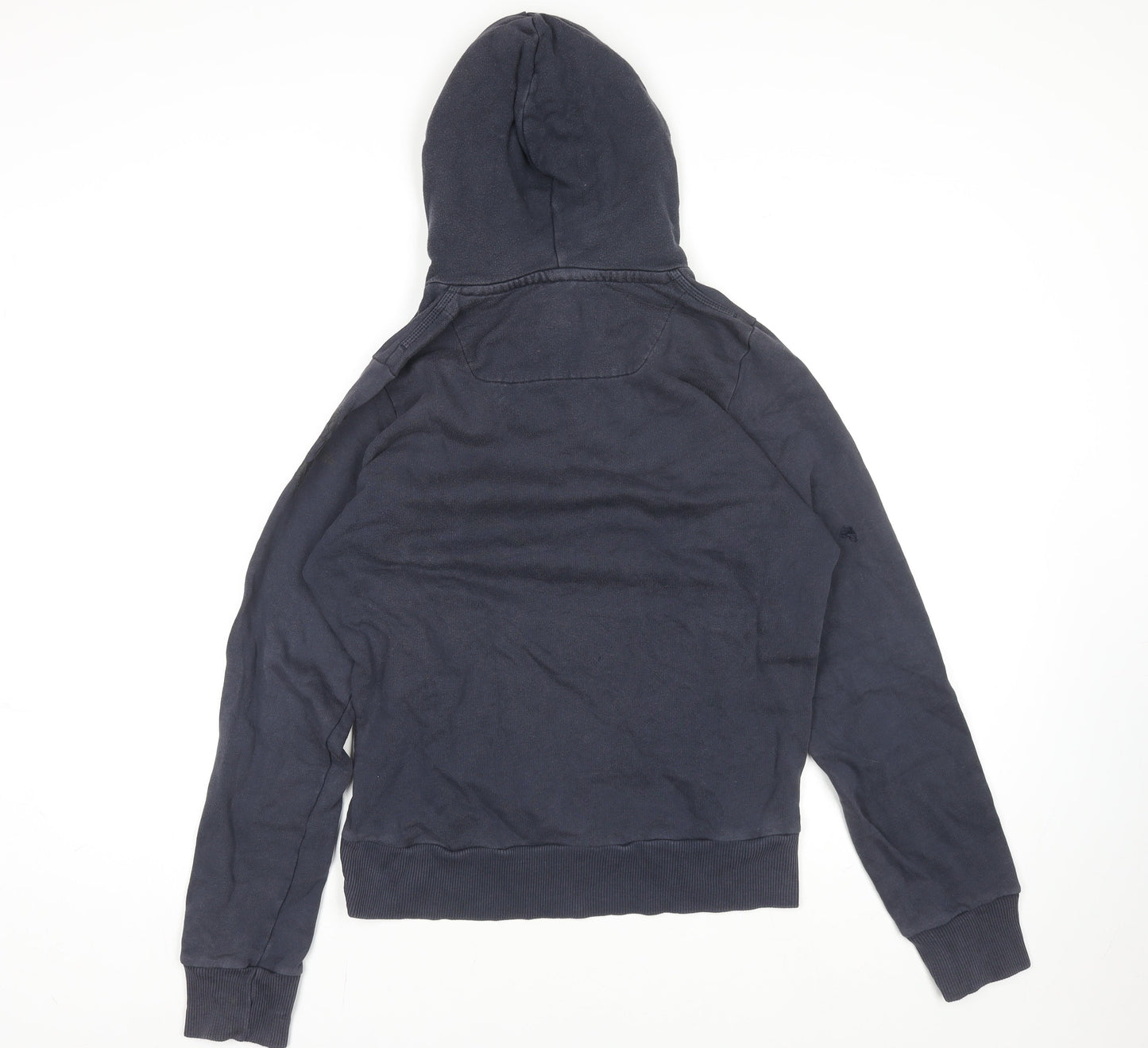 Diesel Men's Blue Hoodie Jumper L Graphic Print Cotton Casual