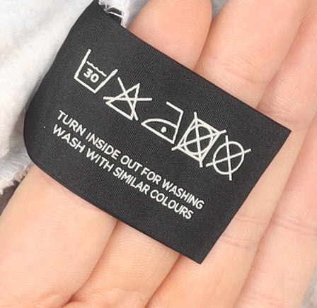 Diesel Women Blue Tie Dye Pullover Sweatshirt Medium Cotton Blend