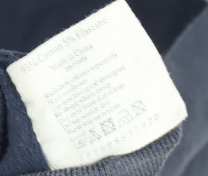 Jack Wills Boys Blue Skinny Fit Jogger Trousers Size 12 Years