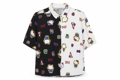 Girls UK Size 10 Hello Kitty Multicoloured Casual Button-Up