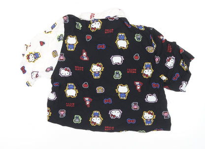 Girls UK Size 10 Hello Kitty Multicoloured Casual Button-Up