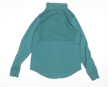 Womens UK Size S L.L. Bean Green Pullover Sweatshirt