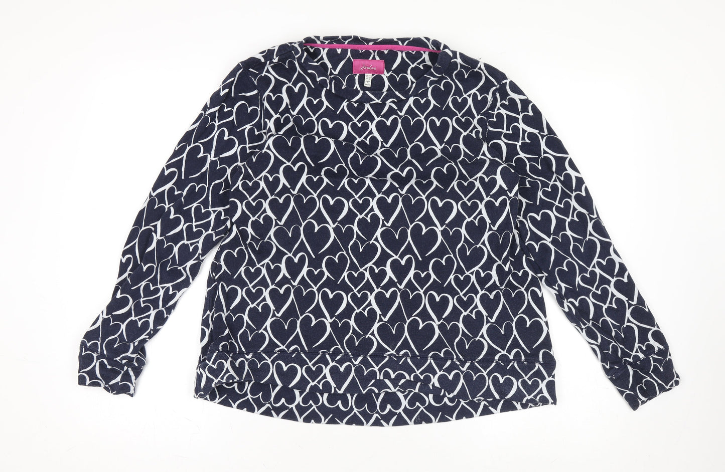 Womens UK Size 10 Joules Blue Pullover Jumper