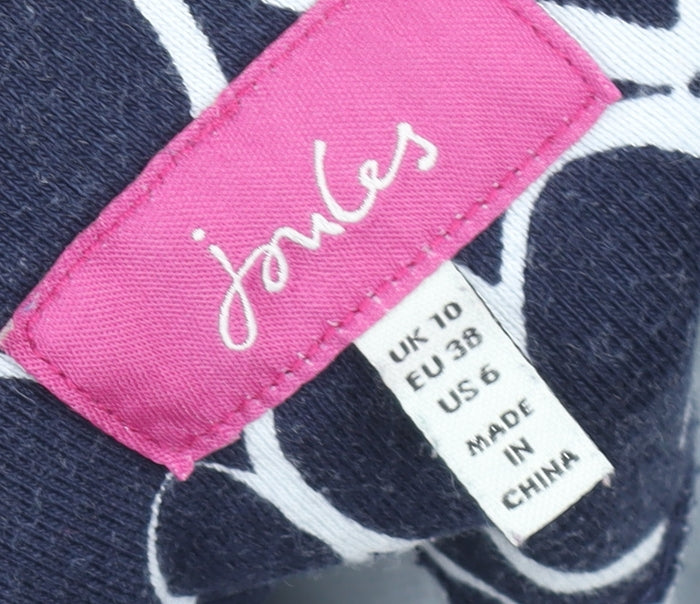 Womens UK Size 10 Joules Blue Pullover Jumper
