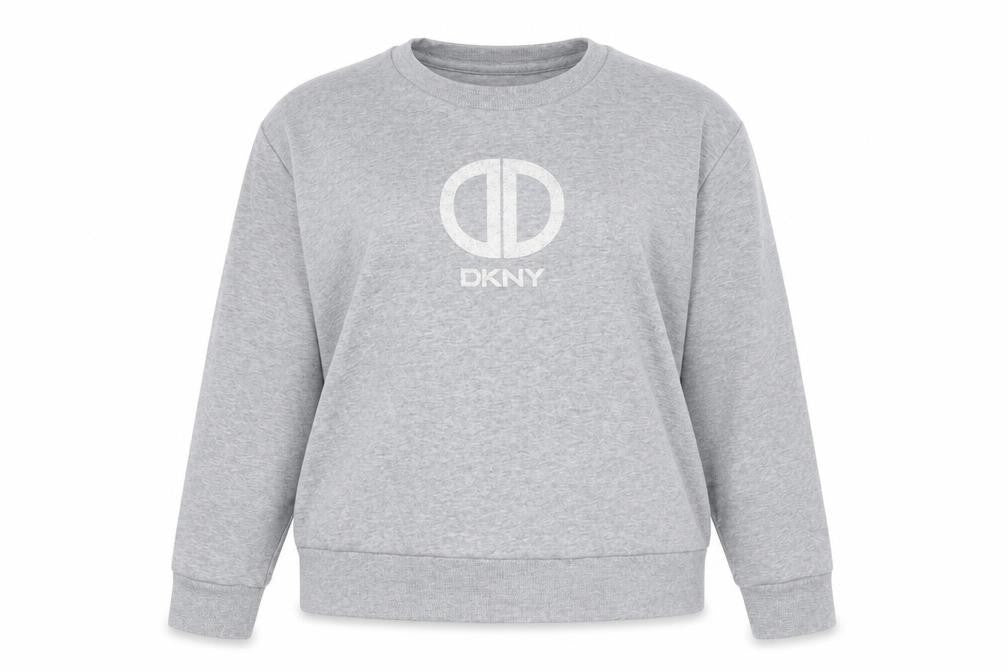 Womens UK Size 14 DKNY Grey Pullover Jumper