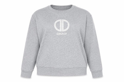 Womens UK Size 14 DKNY Grey Pullover Jumper
