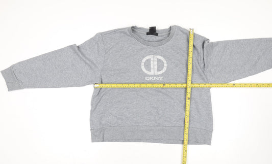 Womens UK Size 14 DKNY Grey Pullover Jumper