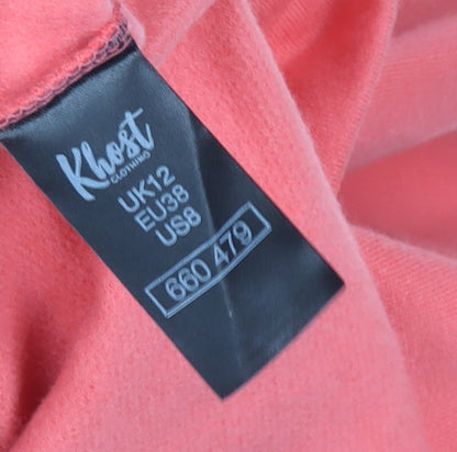 Womens UK Size 12 Khost Clothing Pink Pullover Jumper