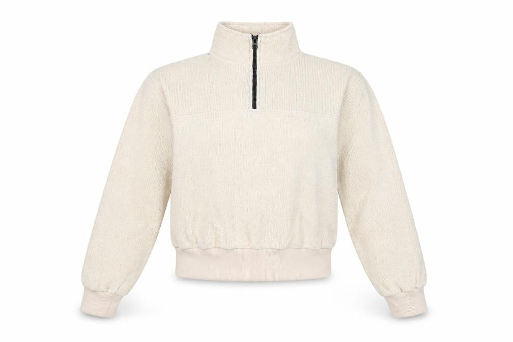 Womens UK Size S NA-KD Beige Pullover Sweatshirt