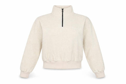 Womens UK Size S NA-KD Beige Pullover Sweatshirt