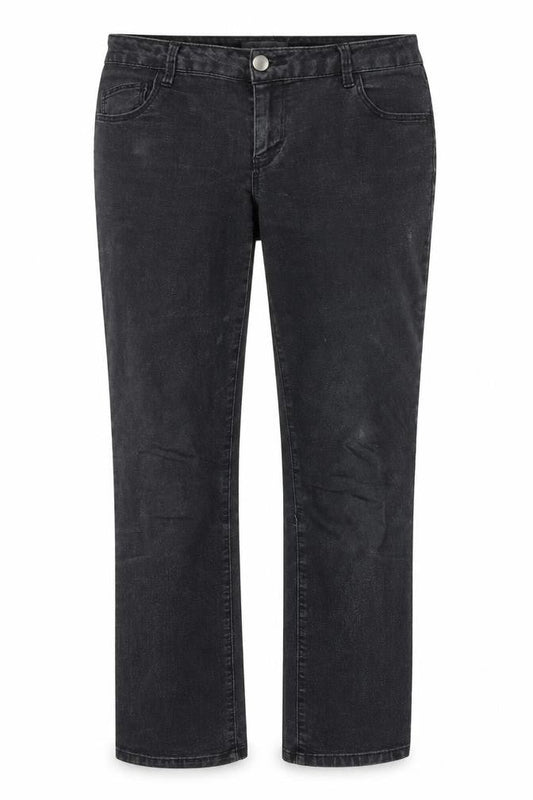 Womens UK Size 12 Dorothy Perkins Regular Fit Straight Black Jeans