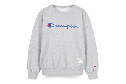 Womens UK Size M Champion Grey Pullover Sweatshirt