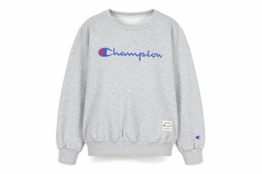 Womens UK Size M Champion Grey Pullover Sweatshirt