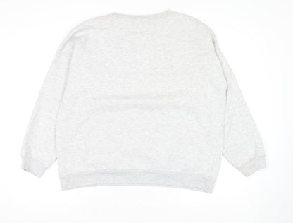Womens UK Size 16 TU Grey Pullover Sweatshirt