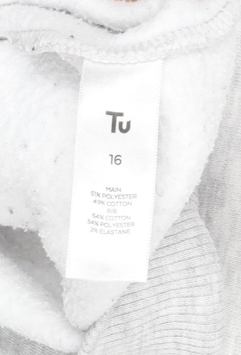 Womens UK Size 16 TU Grey Pullover Sweatshirt