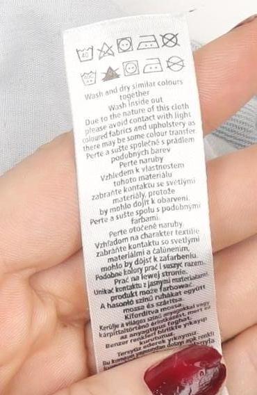 F&F Womens Light Blue Straight Stretch Denim Jeans UK 10