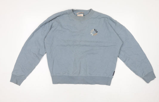 Womens UK Size M Scotch & Soda Blue Pullover Jumper