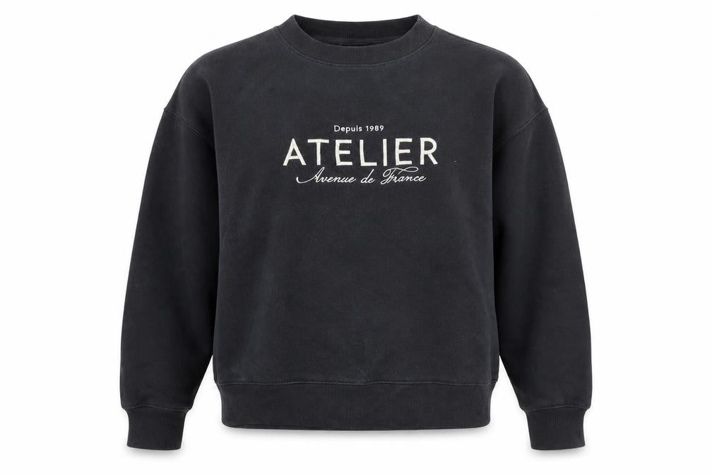 Womens UK Size XS H&M Black Pullover Sweatshirt