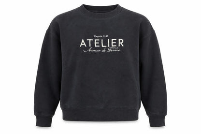 Womens UK Size XS H&M Black Pullover Sweatshirt