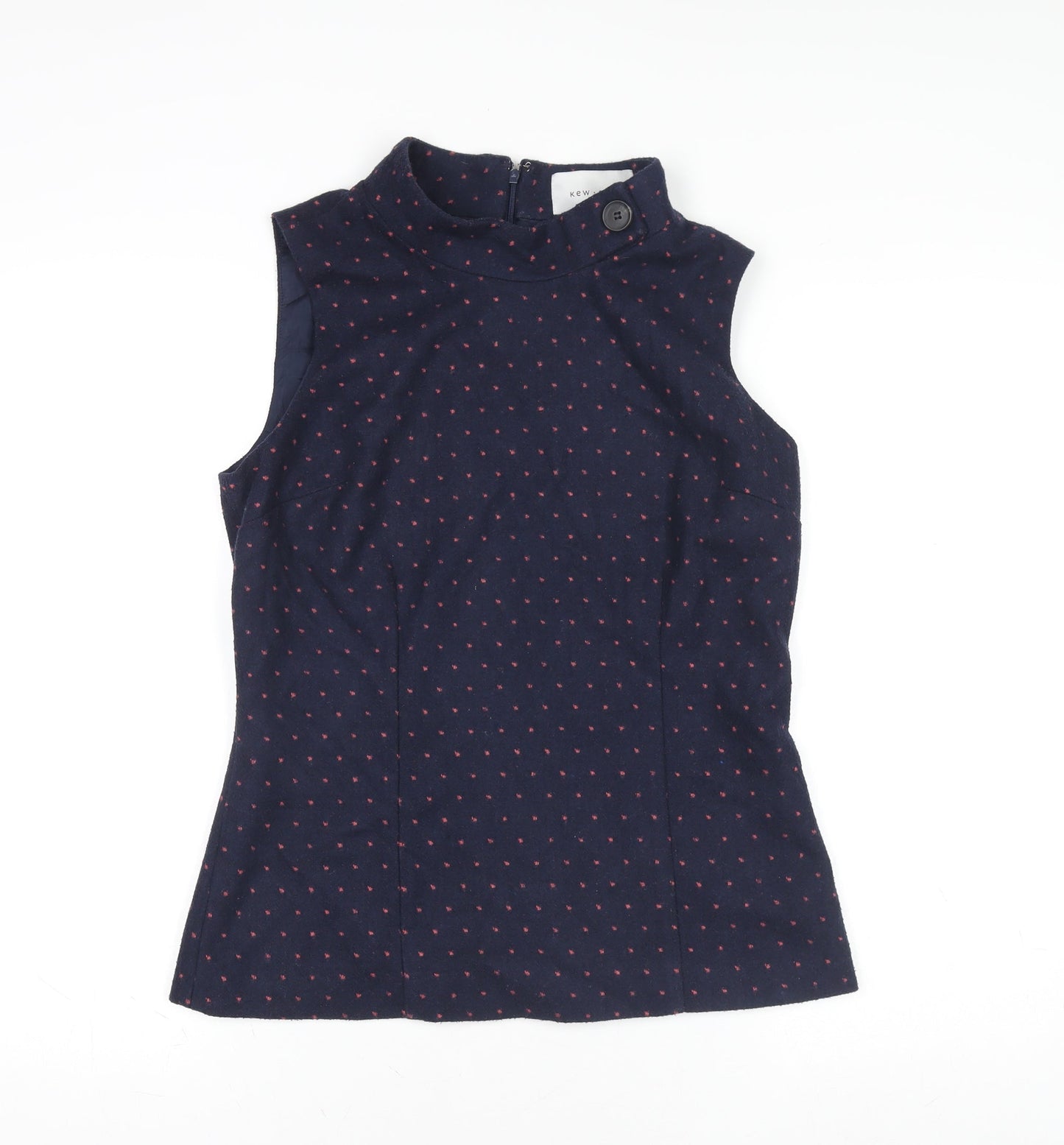 Womens UK Size 12 Kew 159 Blue Basic Blouse