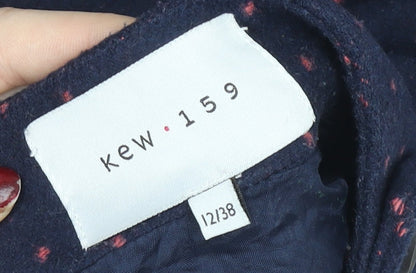 Womens UK Size 12 Kew 159 Blue Basic Blouse