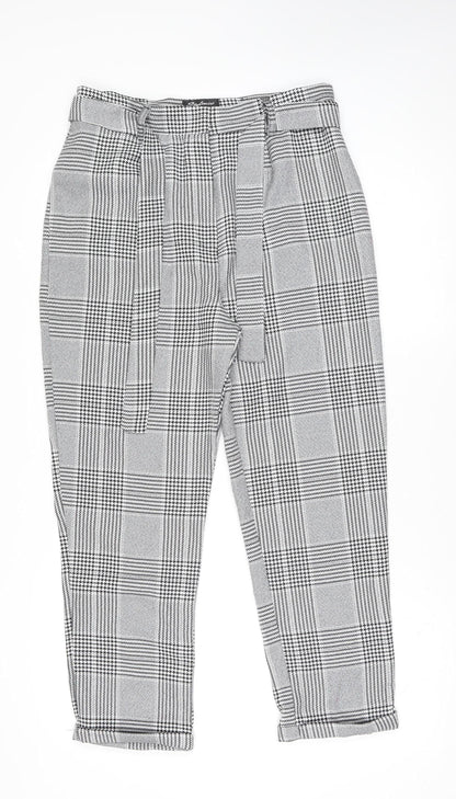 Womens UK Size 12 Stylewise Regular Fit BusinessCasualWorkwear Grey Trousers