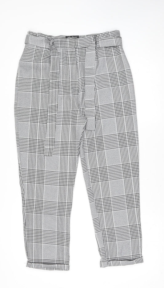 Womens UK Size 12 Stylewise Regular Fit BusinessCasualWorkwear Grey Trousers
