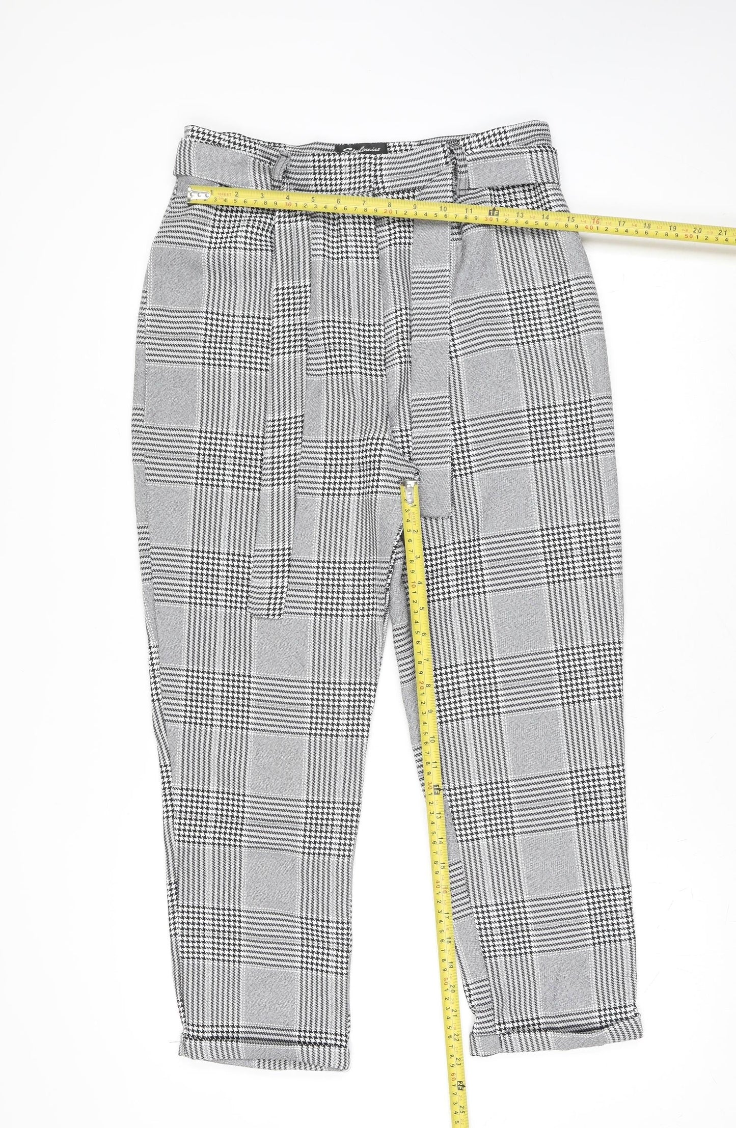 Womens UK Size 12 Stylewise Regular Fit BusinessCasualWorkwear Grey Trousers