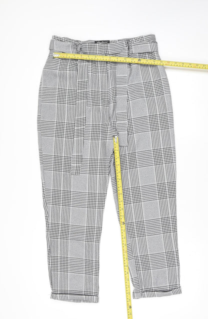 Womens UK Size 12 Stylewise Regular Fit BusinessCasualWorkwear Grey Trousers