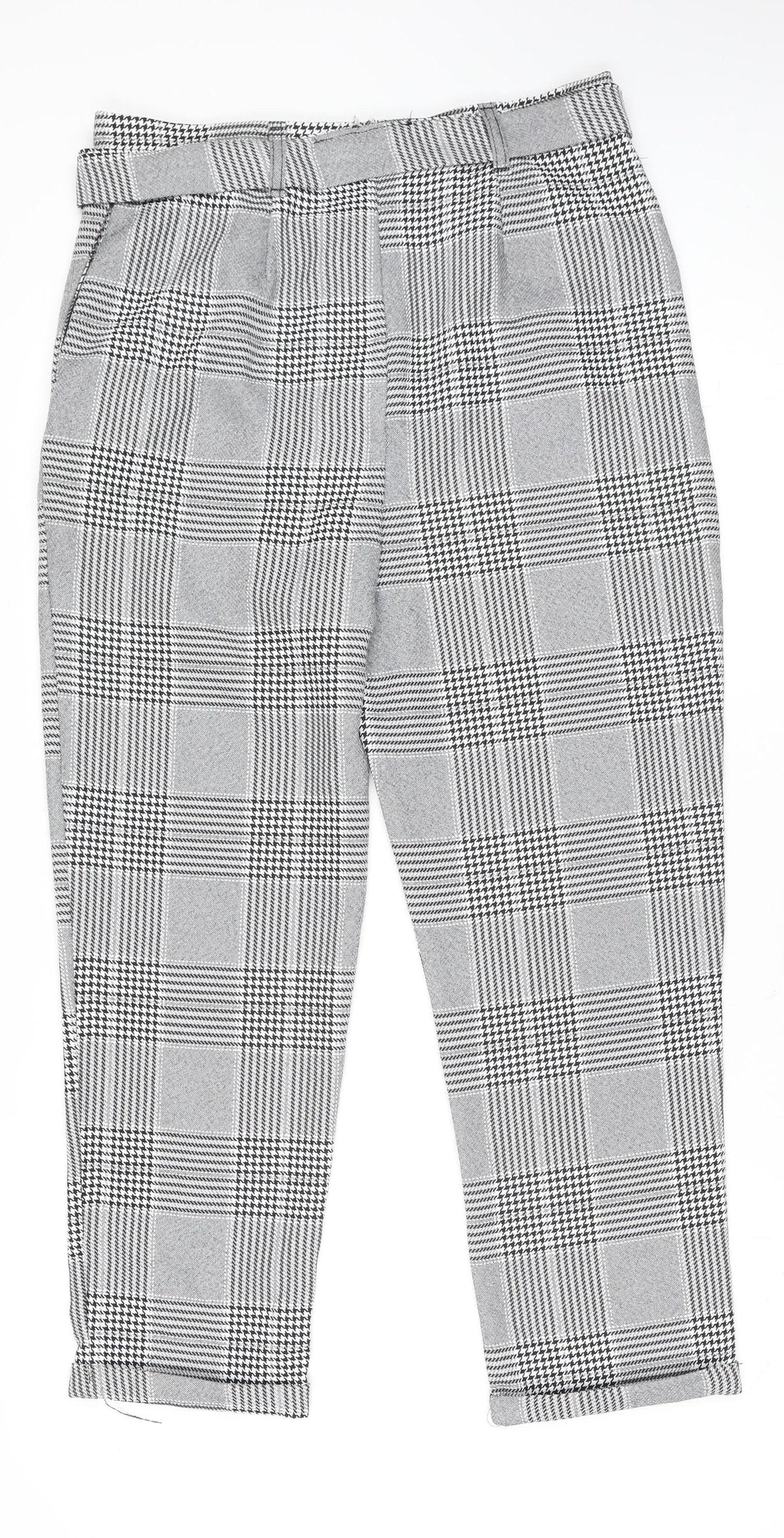 Womens UK Size 12 Stylewise Regular Fit BusinessCasualWorkwear Grey Trousers