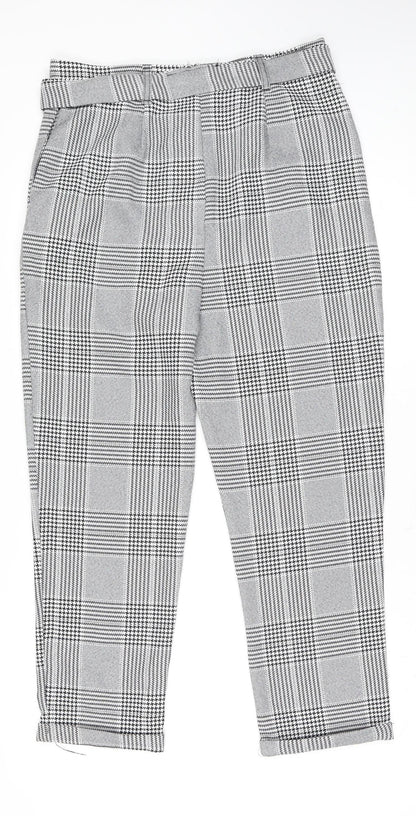 Womens UK Size 12 Stylewise Regular Fit BusinessCasualWorkwear Grey Trousers