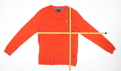 XV Kings Men's Red Cotton Crew Neck Pullover Sweatshirt size L