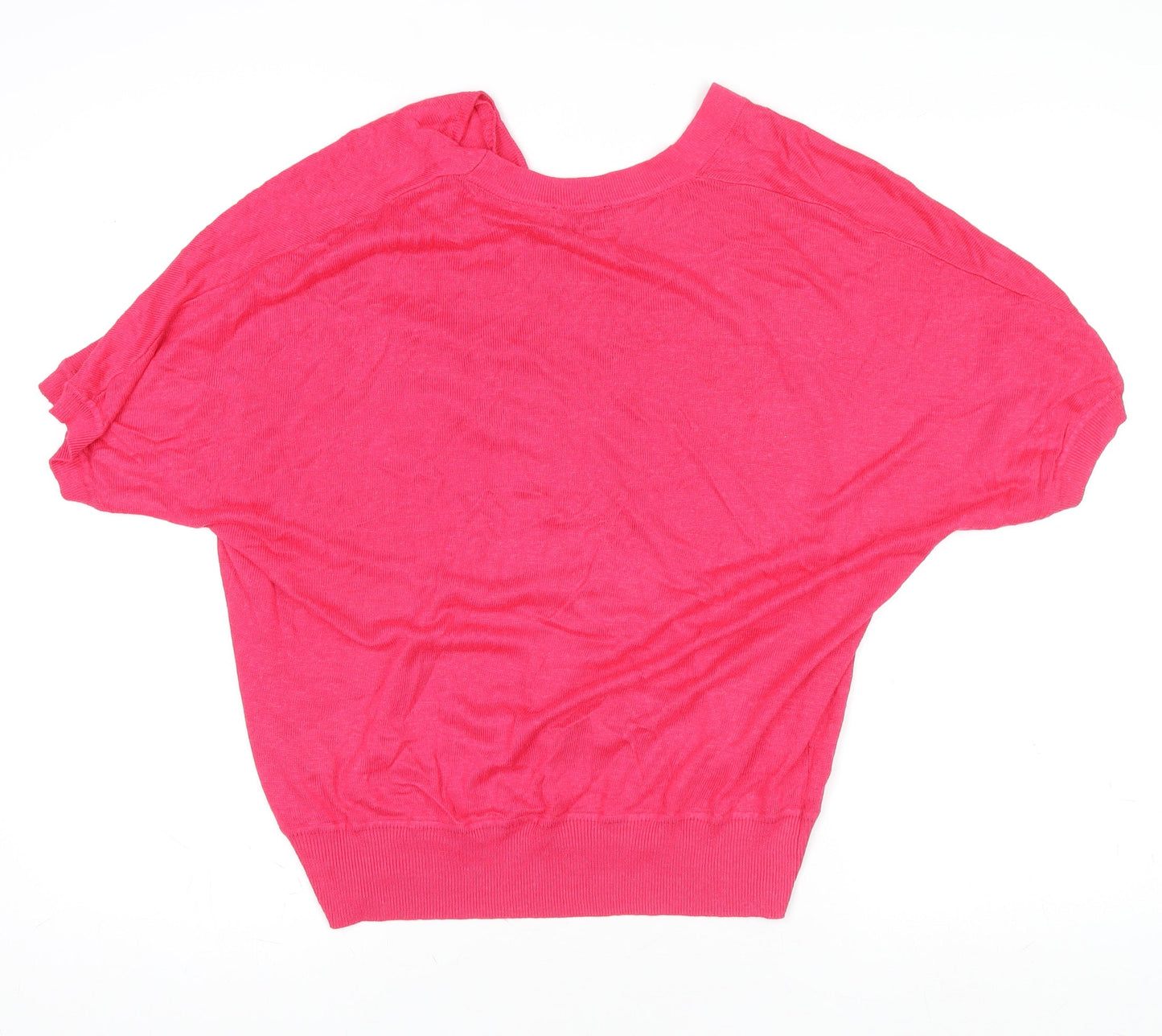 Womens UK Size L Phase Eight Pink Wrap Blouse