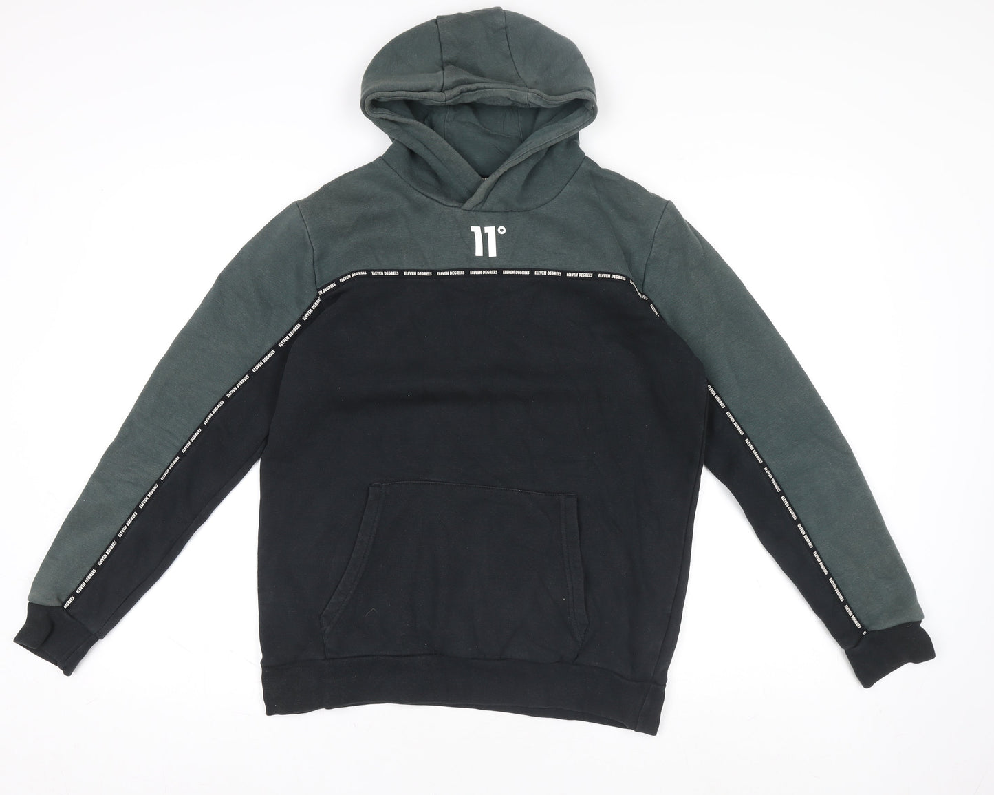Boys UK Size 13-15 Years Eleven Degrees Multicoloured Pullover Hoodie