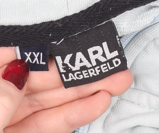 Womens UK Size 2XL Karl Lagerfeld Blue Gym & Training Running & Jogging Walking