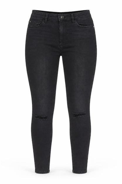 Womens UK Size 10 Denim Co. Slim Fit Skinny Black Jeans
